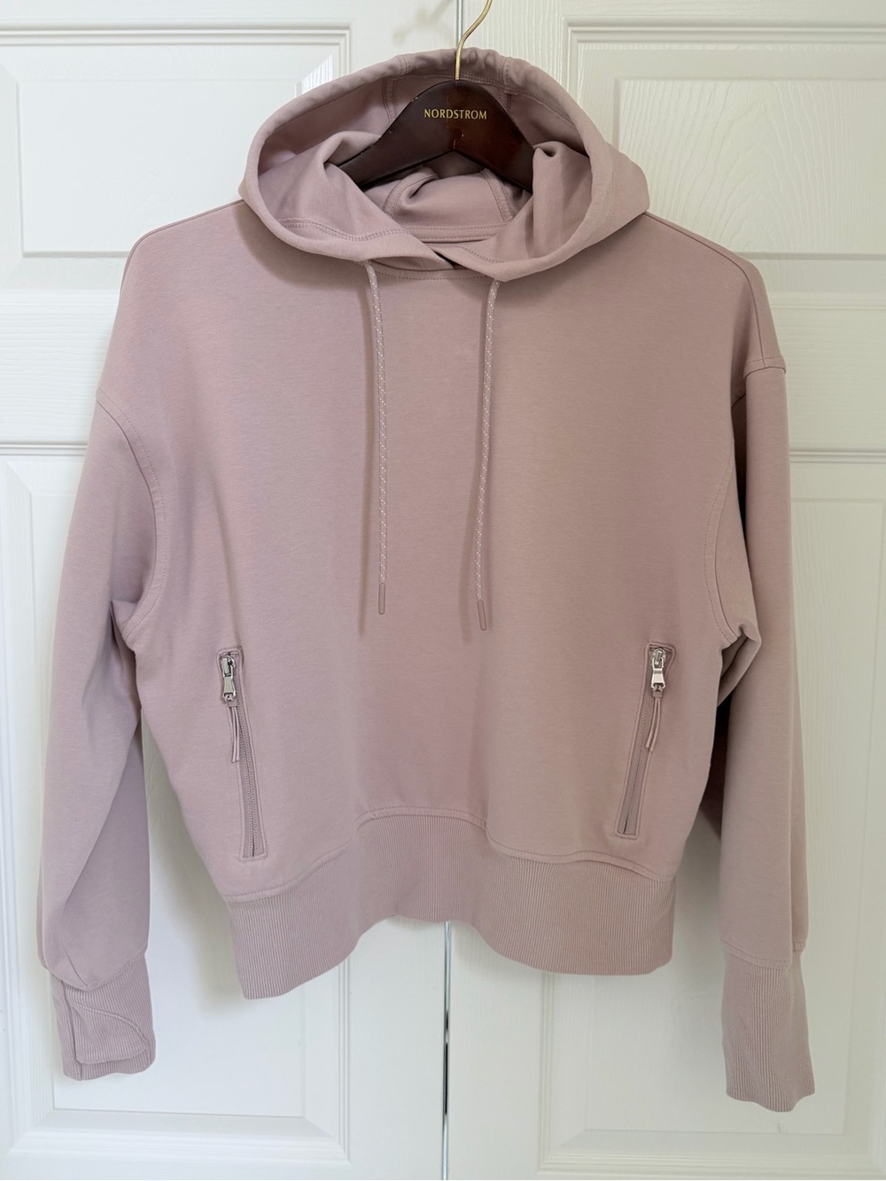 Old Navy Active Dynamic Fleece Hoodie Icelandic Mineral Dusty Rose Hoodie Size S